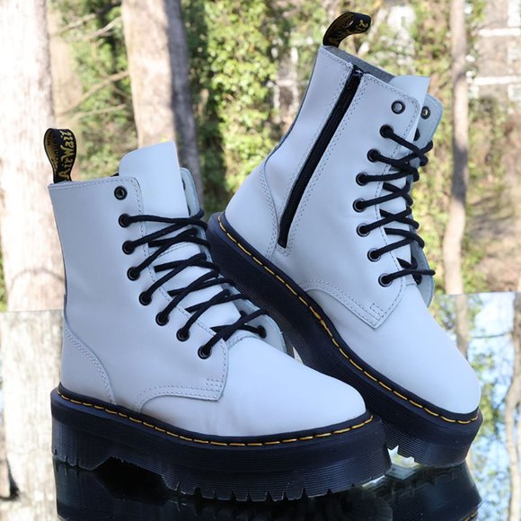 Dr. Martens 1460 Jadon Leather Platform Boots Men's Size 6 - Picture 3 of 15